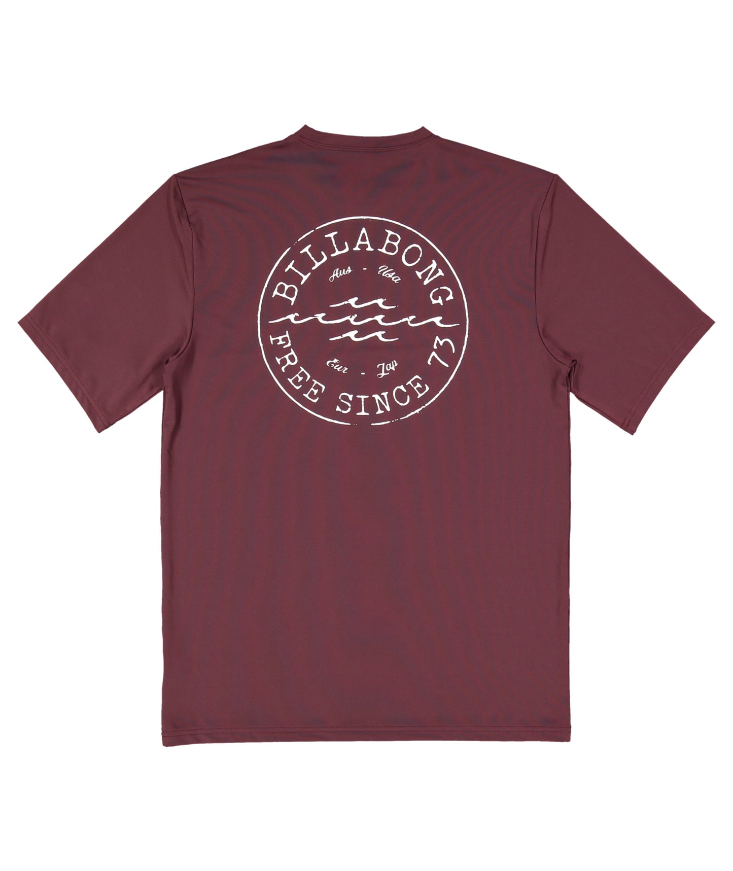 Billabong Big Wave Daz Lf Ss Rash Vest - Port