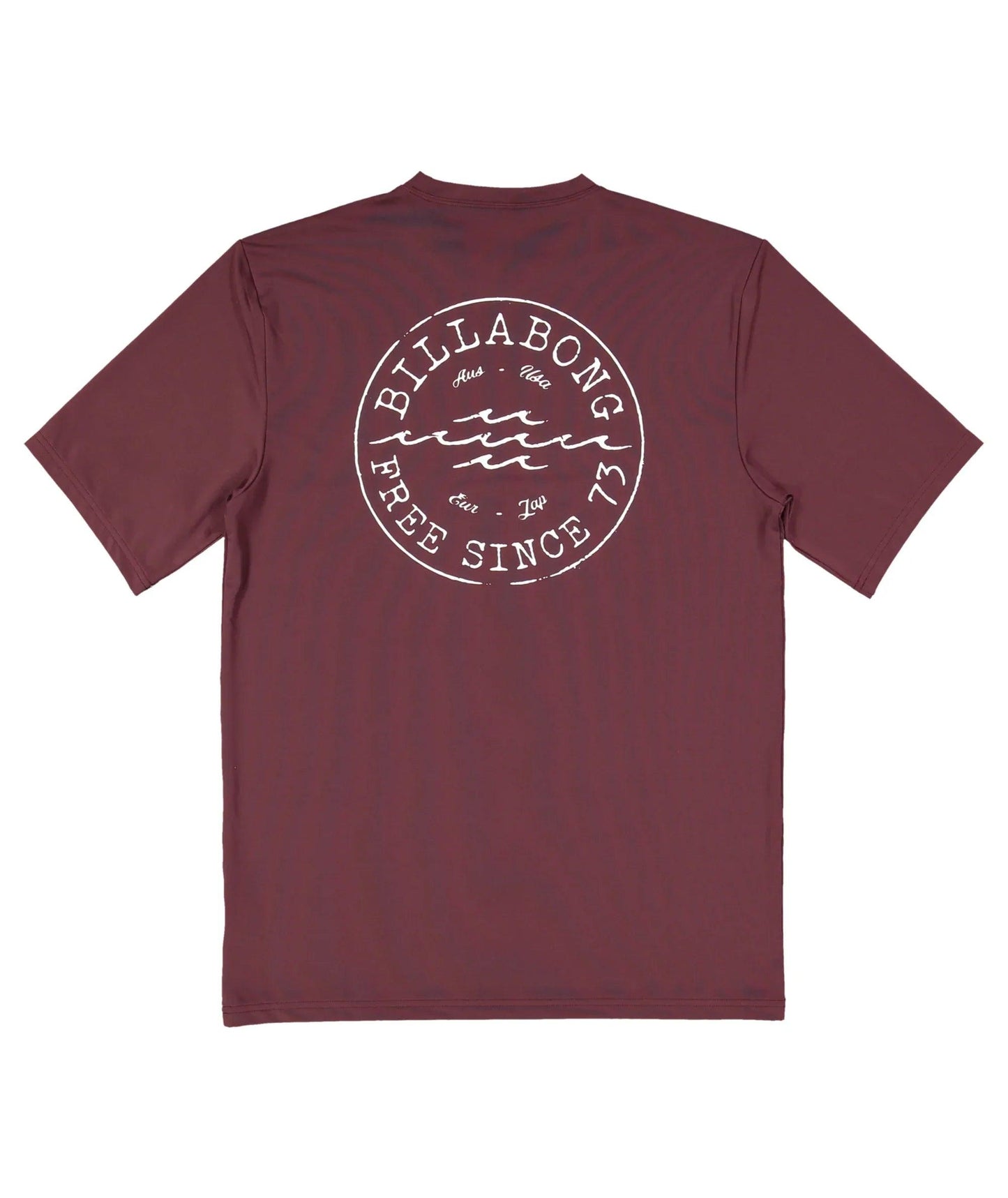 Billabong Big Wave Daz Lf Ss Rash Vest - Port - Guys & Girls Surf n Street