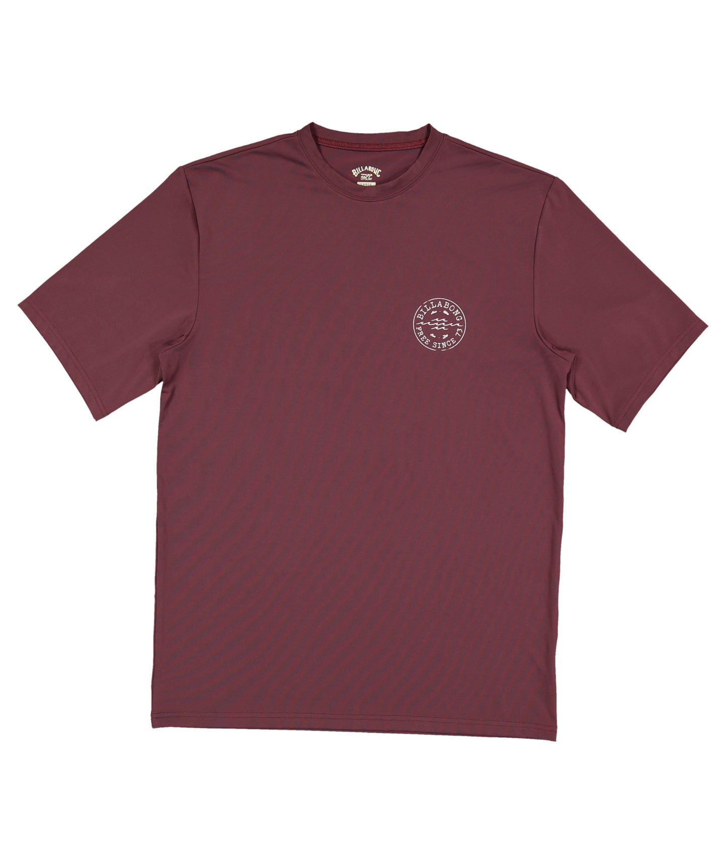 Billabong Big Wave Daz Lf Ss Rash Vest - Port