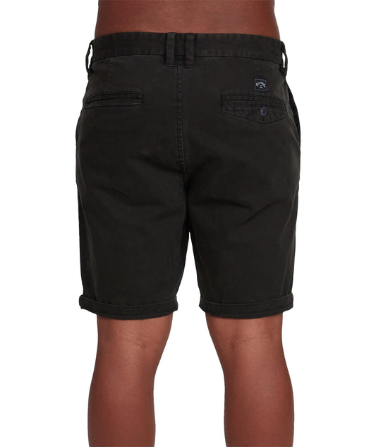 Billabong Wave Wash Twill Chino Short - Black
