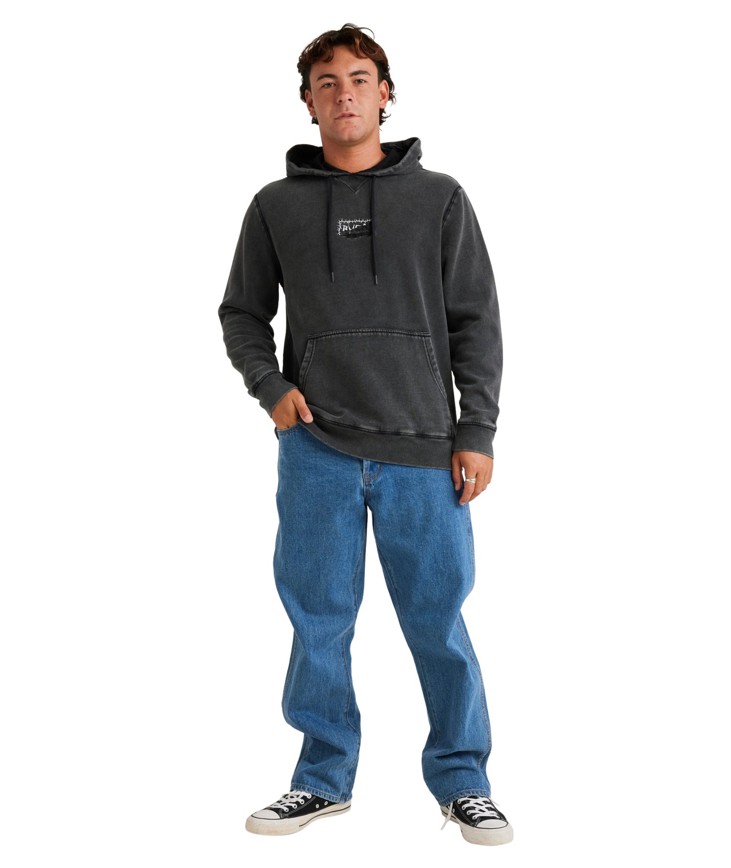 RVCA Thorn Hoody - Black Acid