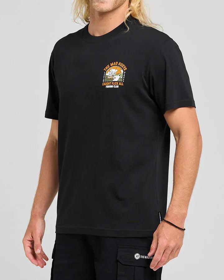 The Mad Hueys Caught Fk All Island SS Tee - Black - Guys & Girls Surf n Street