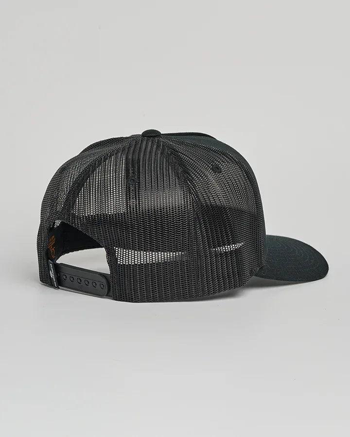 The Mad Hueys Caught Fk All Skull Twill Trucker - Black - Guys & Girls Surf n Street