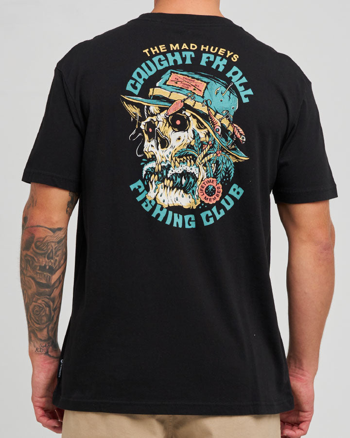 The Mad Hueys Caught FK Skull SS Tee - Black