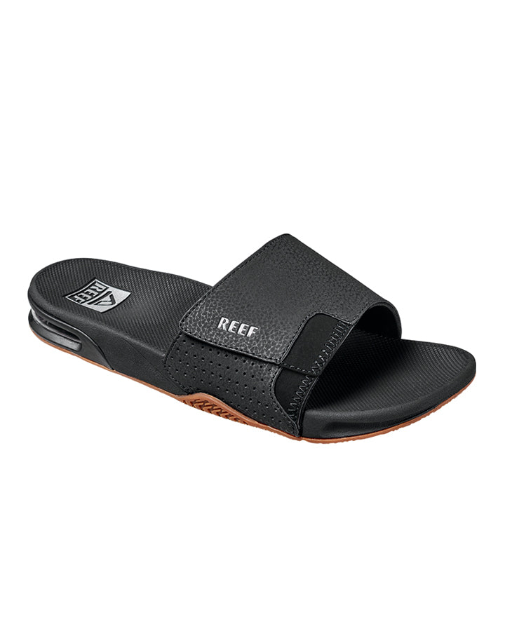 Reef Fanning Slide - Black / Silver