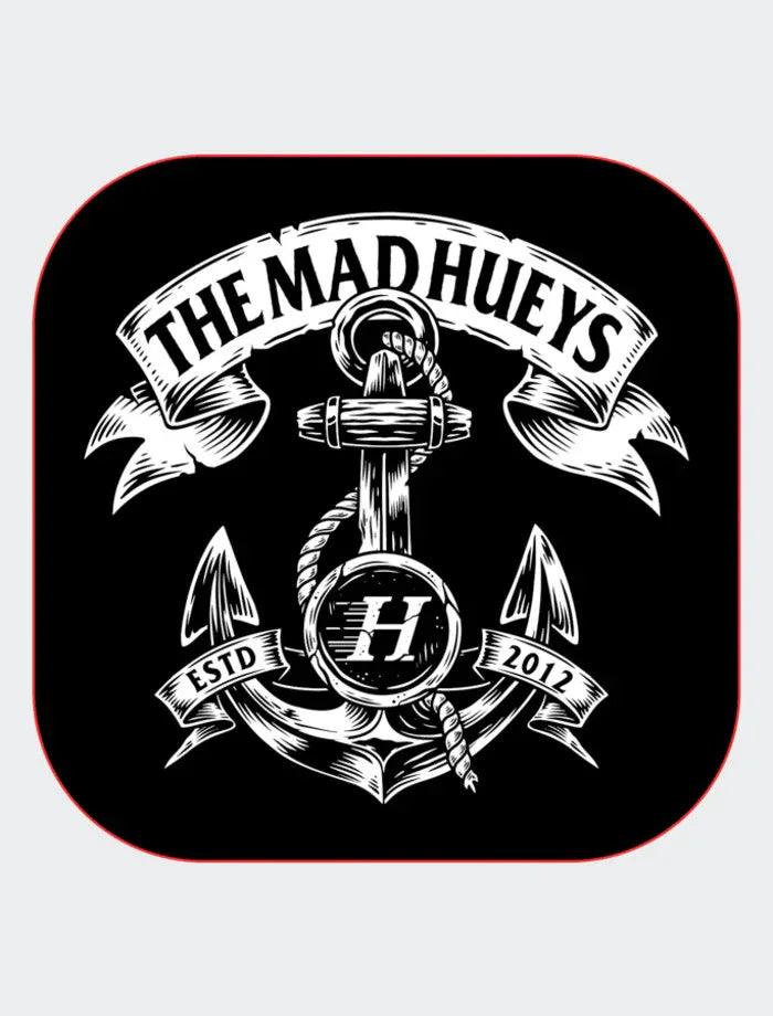 The Mad Hueys, Hueys Anchor Sticker - Black - Guys & Girls Surf n Street
