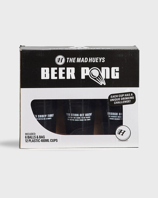 The Mad Hueys Hueys Beer Pong Set - Black