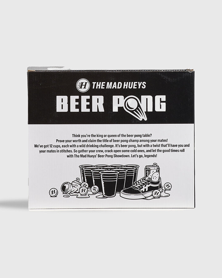The Mad Hueys Hueys Beer Pong Set - Black