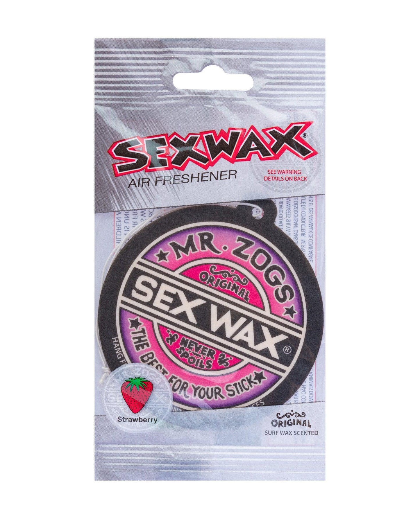 Sexwax Air Freshener - Strawberry - Guys & Girls Surf n Street