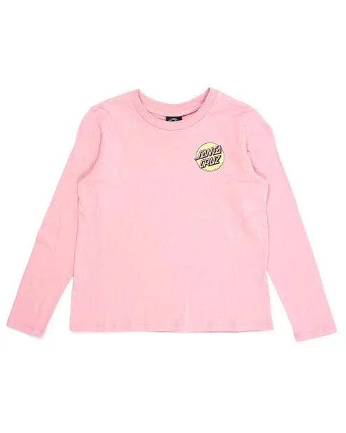 Santa Cruz Girls Other Dot Dot LS Tee - Musk - Guys & Girls Surf n Street