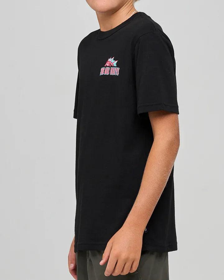 The Mad Hueys King Cod Codzilla Youth SS Tee - Black - Guys & Girls Surf n Street