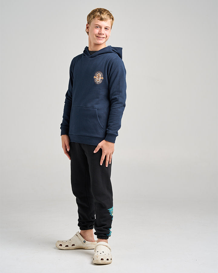 The Mad Hueys Living Anchor Youth Pullover Navy - Navy