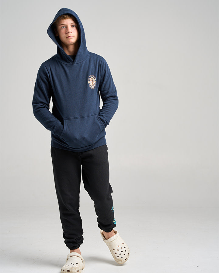 The Mad Hueys Living Anchor Youth Pullover Navy - Navy