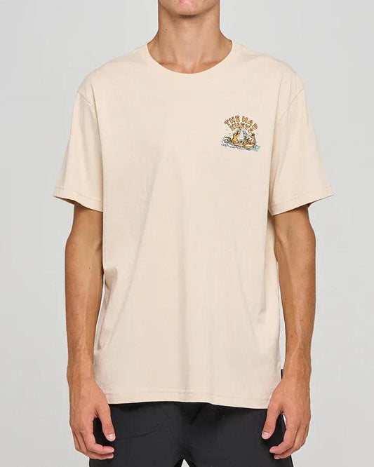 The Mad Hueys Loving Mangroves SS Tee - Cement - Guys & Girls Surf n Street