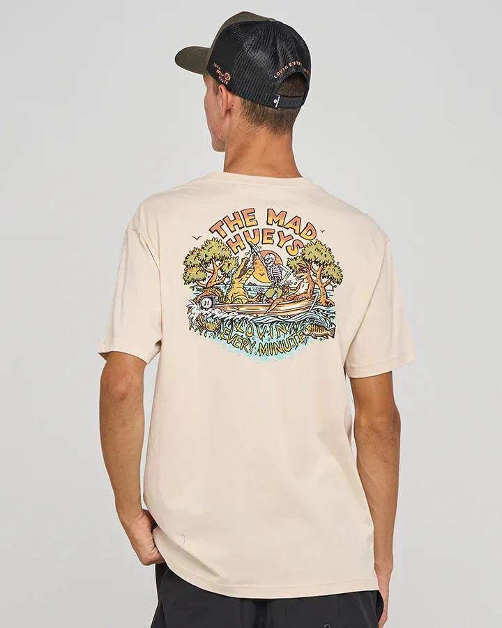 The Mad Hueys Loving Mangroves SS Tee - Cement - Guys & Girls Surf n Street