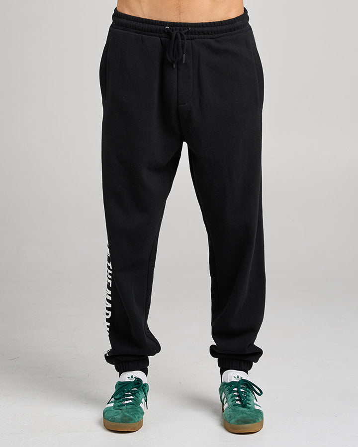 The Mad Hueys Mad Series Trackpant Black - Black