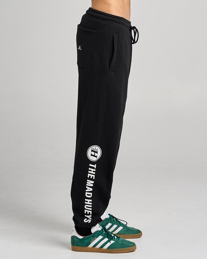 The Mad Hueys Mad Series Trackpant Black - Black