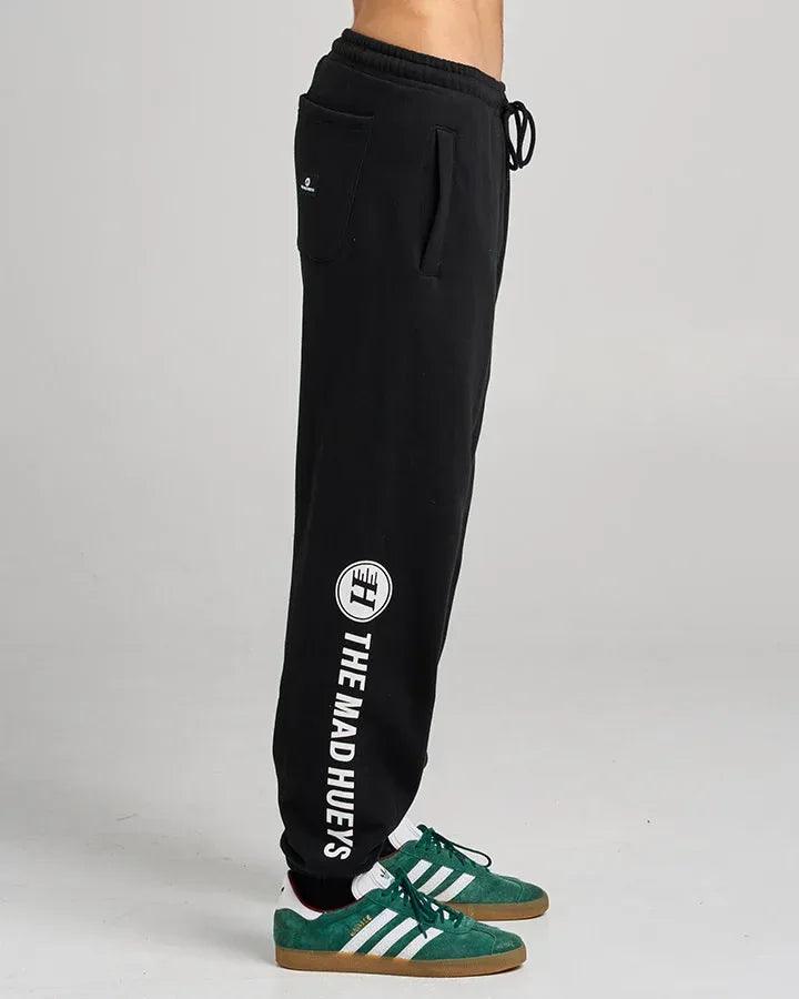 The Mad Hueys Mad Series Trackpant Black - Black - Guys & Girls Surf n Street