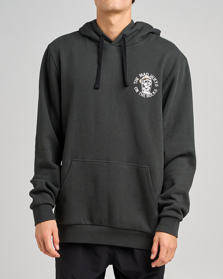 The Mad Hueys On The Rocks Hooded Pullover Vintage Black - Vintage Black