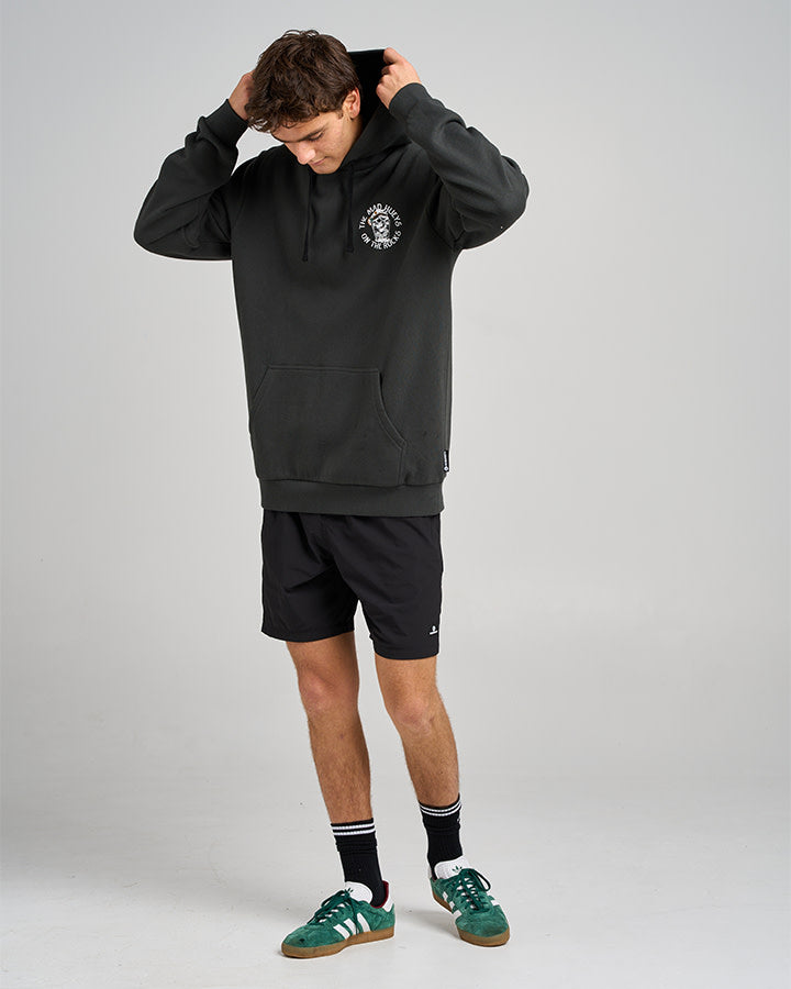 The Mad Hueys On The Rocks Hooded Pullover Vintage Black - Vintage Black