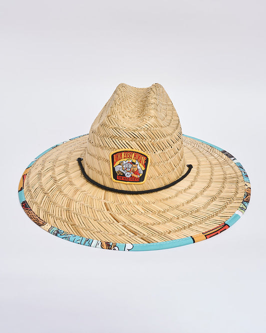 The Mad Hueys Oz Straya Straw Hat - Natural
