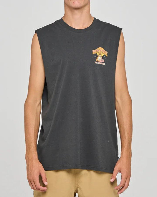 The Mad Hueys Roadie Muscle - Vintage Black - Guys & Girls Surf n Street