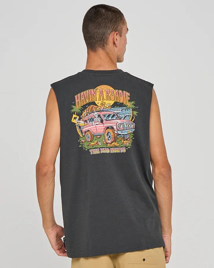 The Mad Hueys Roadie Muscle - Vintage Black - Guys & Girls Surf n Street