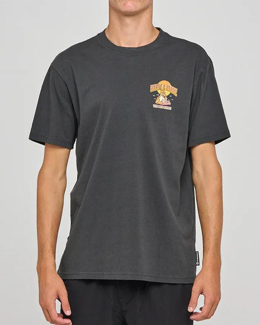 The Mad Hueys Roadie SS Tee - Vintage Black - Guys & Girls Surf n Street
