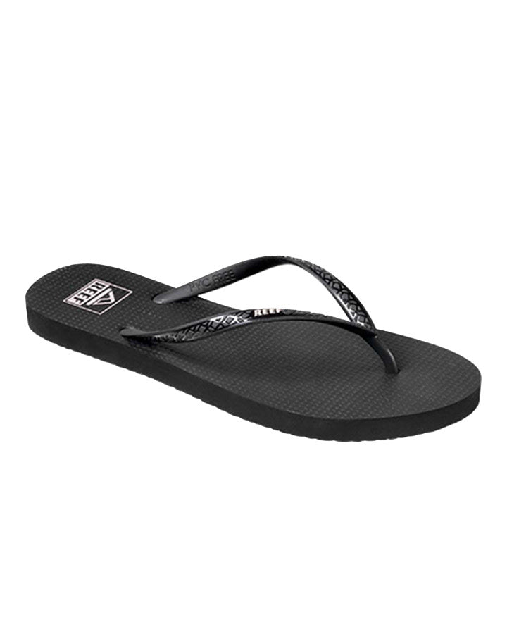 Reef Seaside Thong - Black / White