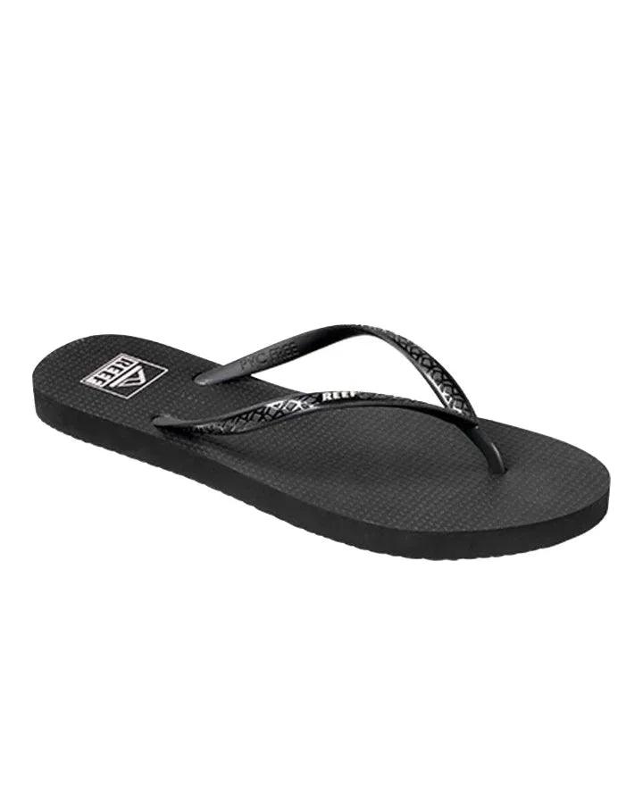 Reef Seaside Thong - Black / White - Guys & Girls Surf n Street