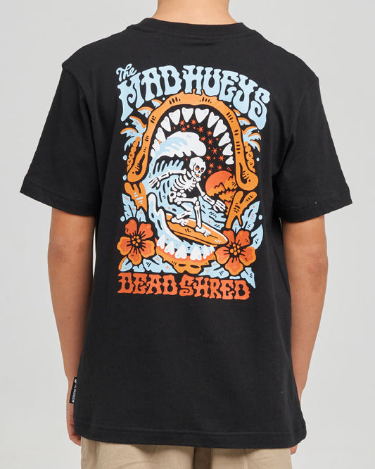 The Mad Hueys Shred Dead Youth SS Tee - Black