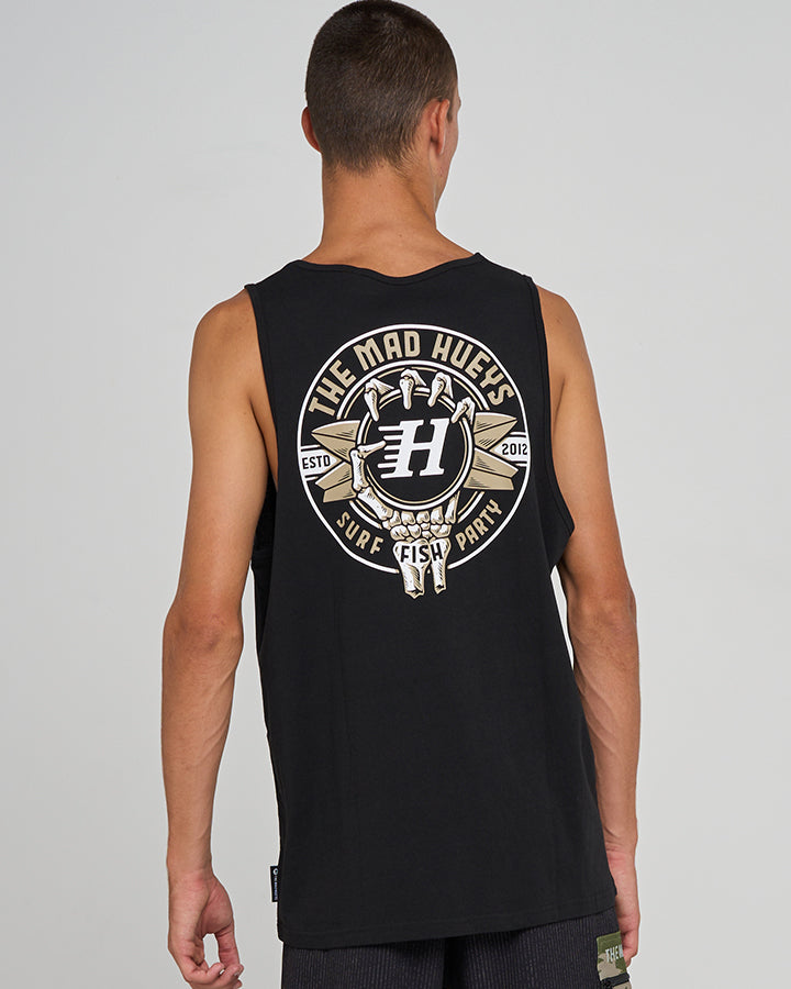 The Mad Hueys Surf Hueys Tank - Black