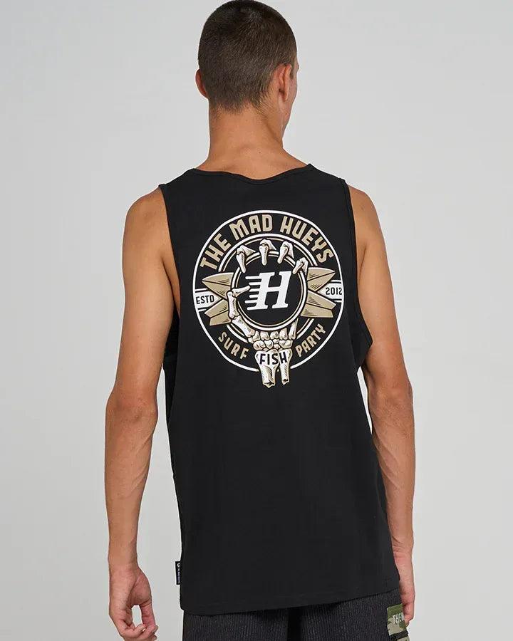 The Mad Hueys Surf Hueys Tank - Black - Guys & Girls Surf n Street