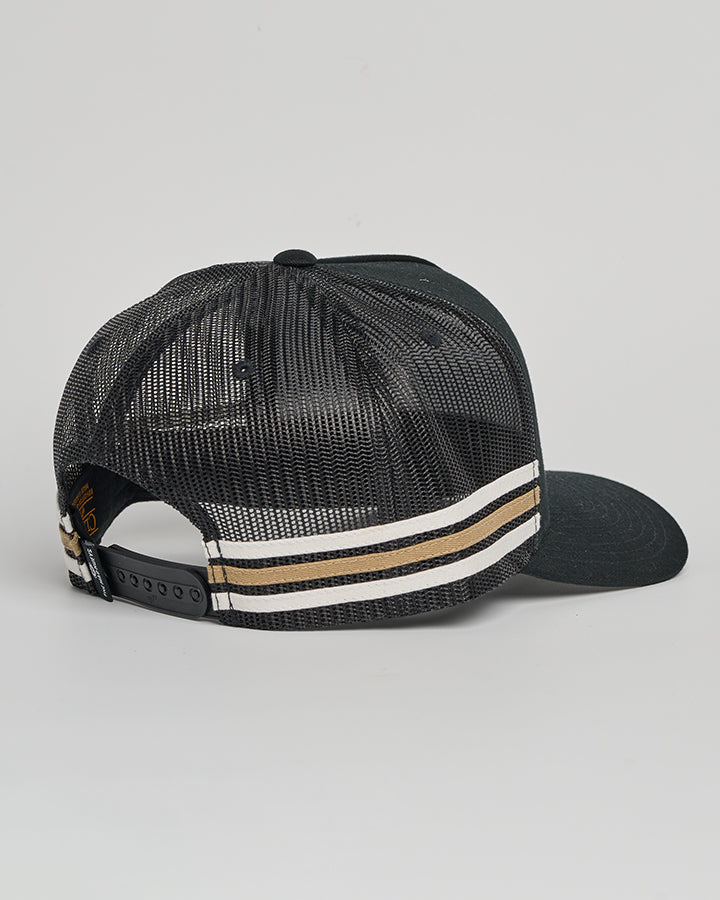 The Mad Hueys Surf Hueys Twill Trucker - Black