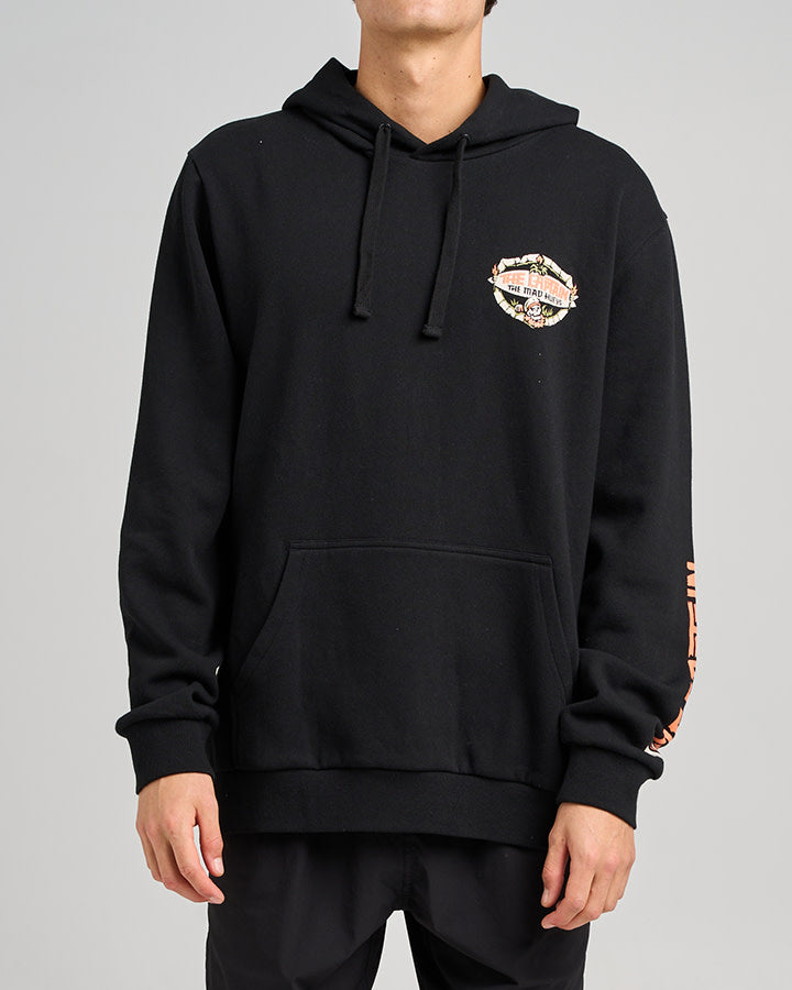 The Mad Hueys The Tiki Captain Hooded Pullover Black - Black