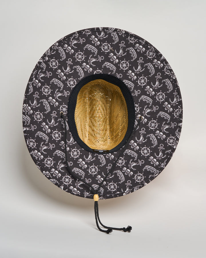 The Mad Hueys Triple Anchor Straw Hat - Natural