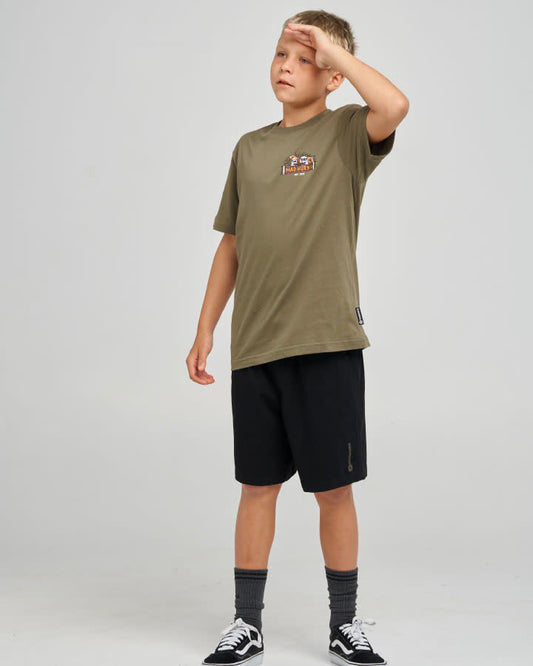 The Mad Hueys Troppo Captain Youth SS Tee - Olive