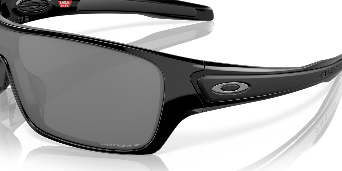 Oakley Turbine Rotor - Polished Black With Prizm Black Polarized Lenses