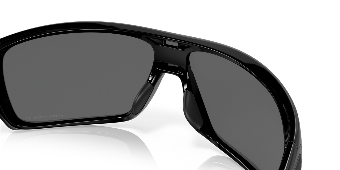 Oakley Turbine Rotor - Polished Black With Prizm Black Polarized Lenses