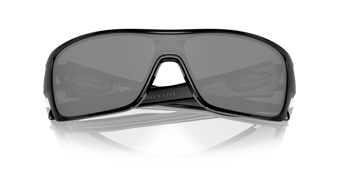 Oakley Turbine Rotor - Polished Black With Prizm Black Polarized Lenses