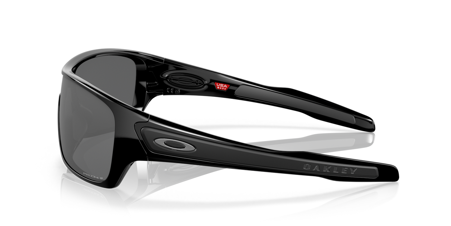 Oakley Turbine Rotor - Polished Black With Prizm Black Polarized Lenses
