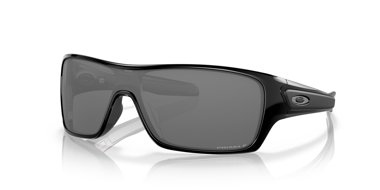 Oakley Turbine Rotor - Polished Black With Prizm Black Polarized Lenses