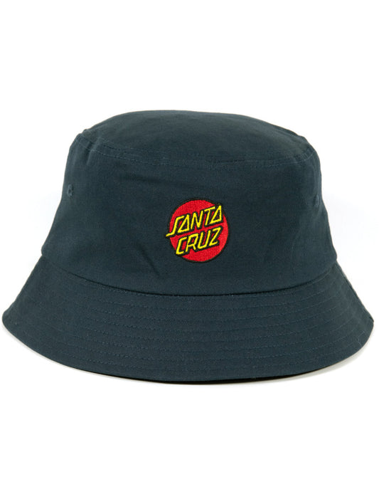 Santa Cruz Classic Dot Bucket Hat - Black
