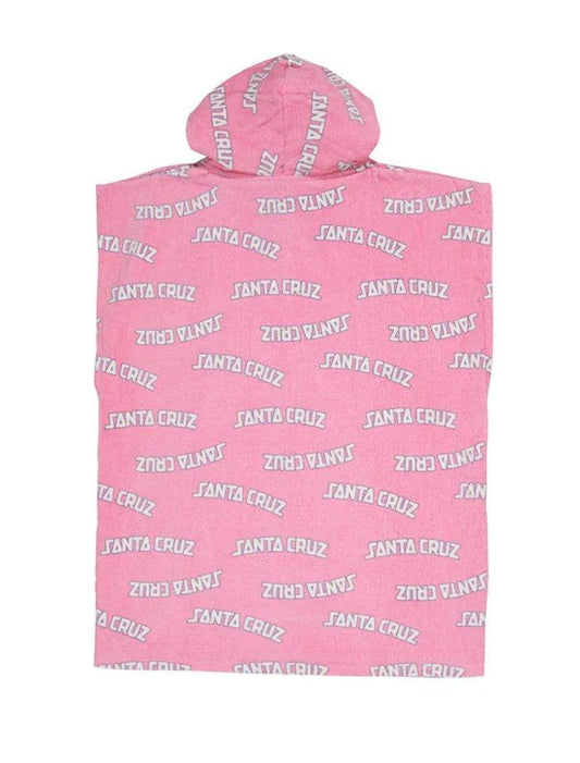 Santa Cruz College Arch Poncho Towel - Pink - Guys & Girls Surf n Street