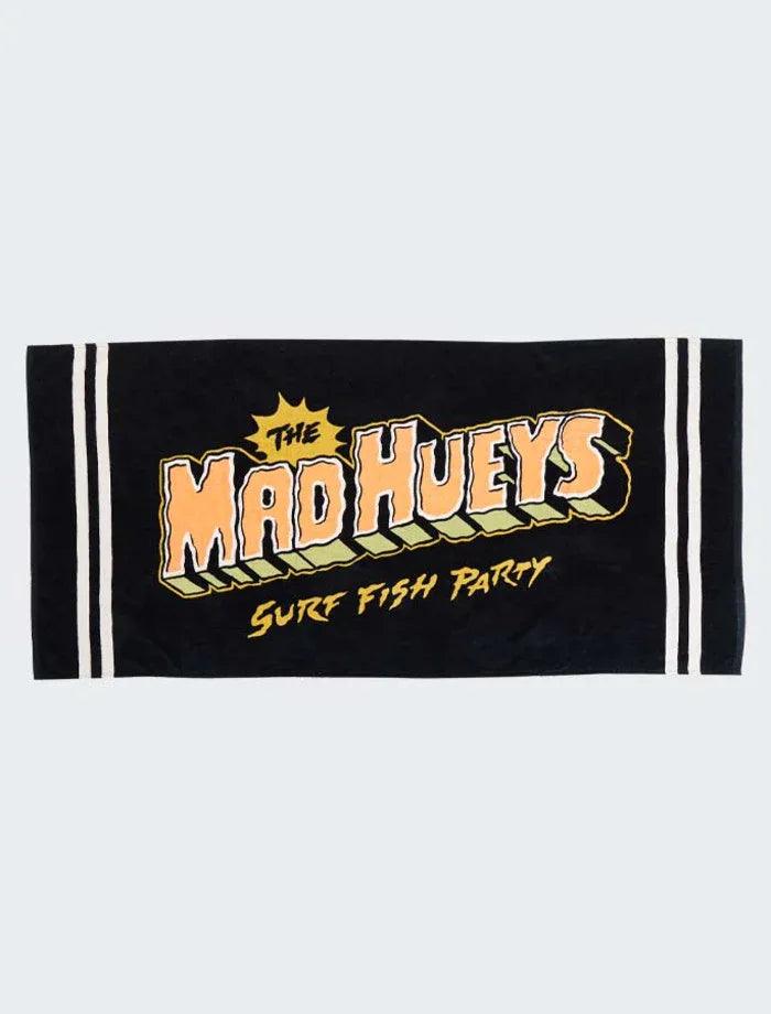 Mad Hueys Dirty Vacay Surf Towel - Black - Guys & Girls Surf n Street