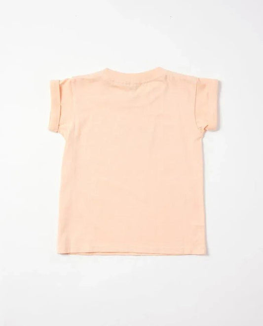 Rip Curl Paradise Logo Tee Girls (0-7 years) - Peach - Guys & Girls Surf n Street