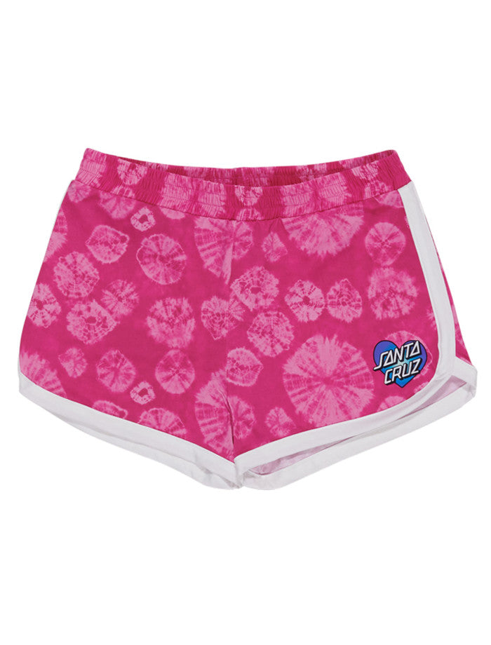 Santa Cruz Gradient Heart Dot Shorts - Orchid Tie Dye
