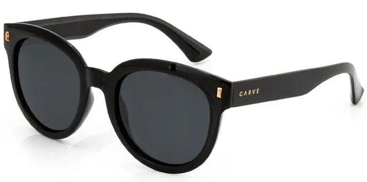 Carve Harpo - Gloss Black Smoke Polarized Lens - Guys & Girls Surf n Street