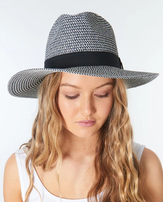 Rip Curl Dakota Panama Hat - Navy/White