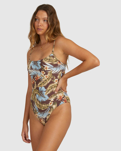 Billabong Slow Daze Mia DD One Piece - Brown